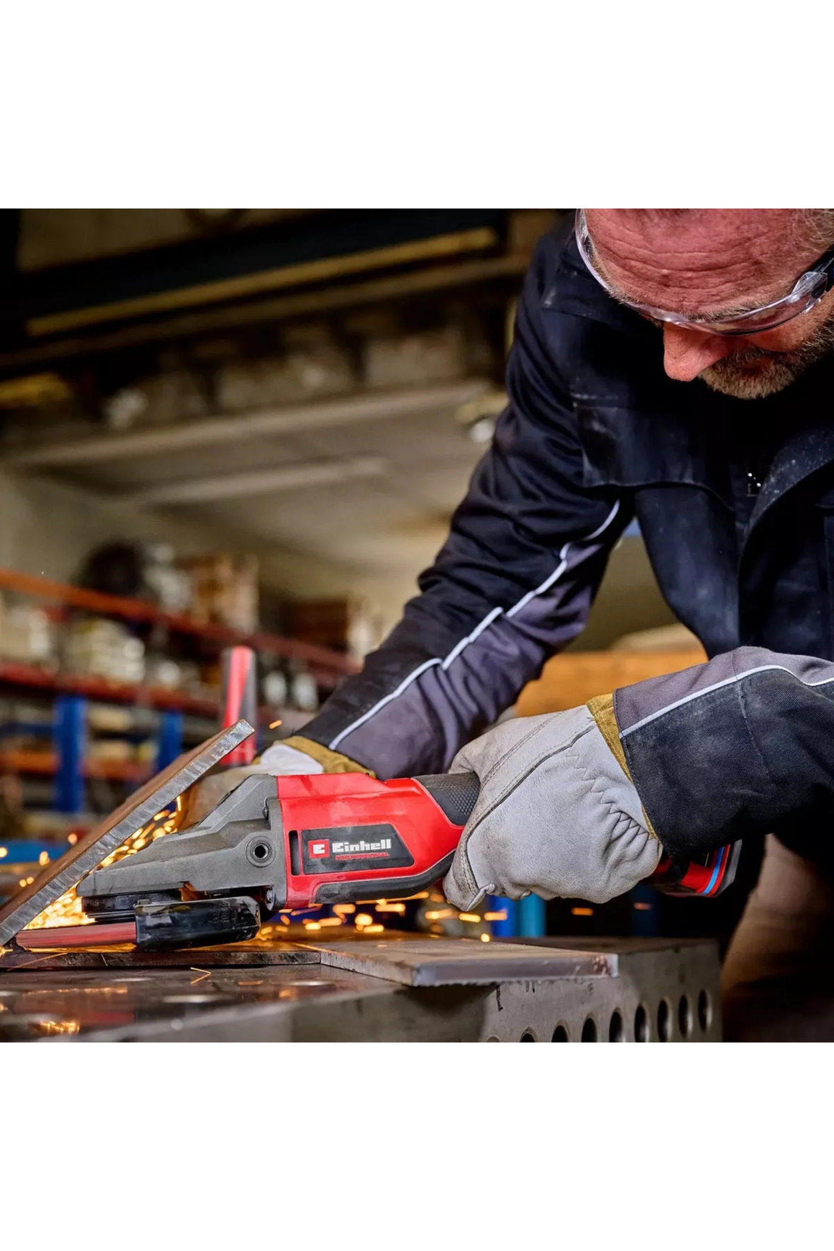 Einhell TP-AG 18/125 F Li BL - Solo, Akülü Avuç Taşlama görsel 3