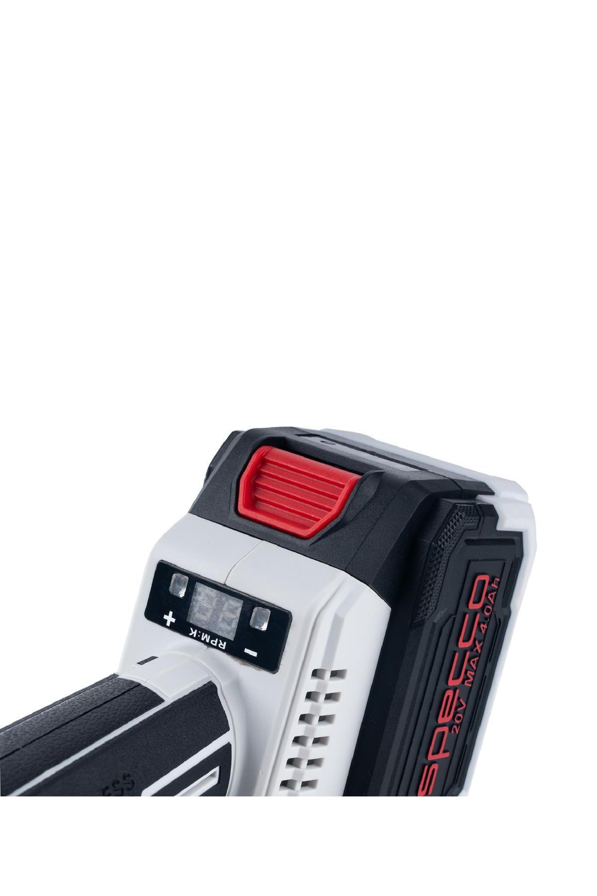 Kömürsüz Akülü Avuç Taşlama 20V 4.0Ah SP20V-4042B görsel 4