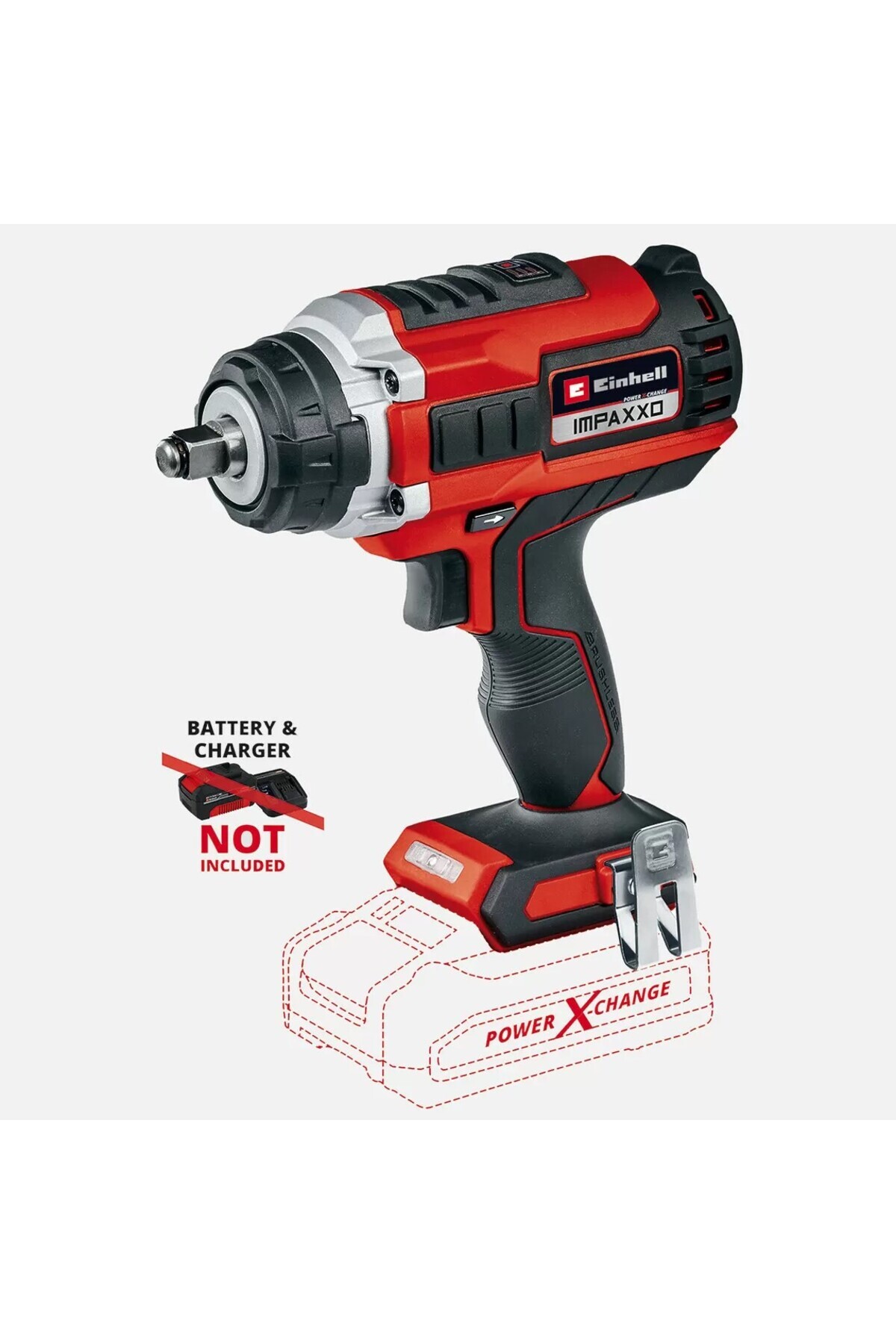Impaxxo 18/450 - Solo, Kömürsüz Akülü Darbeli Somun Sıkma - 4510070