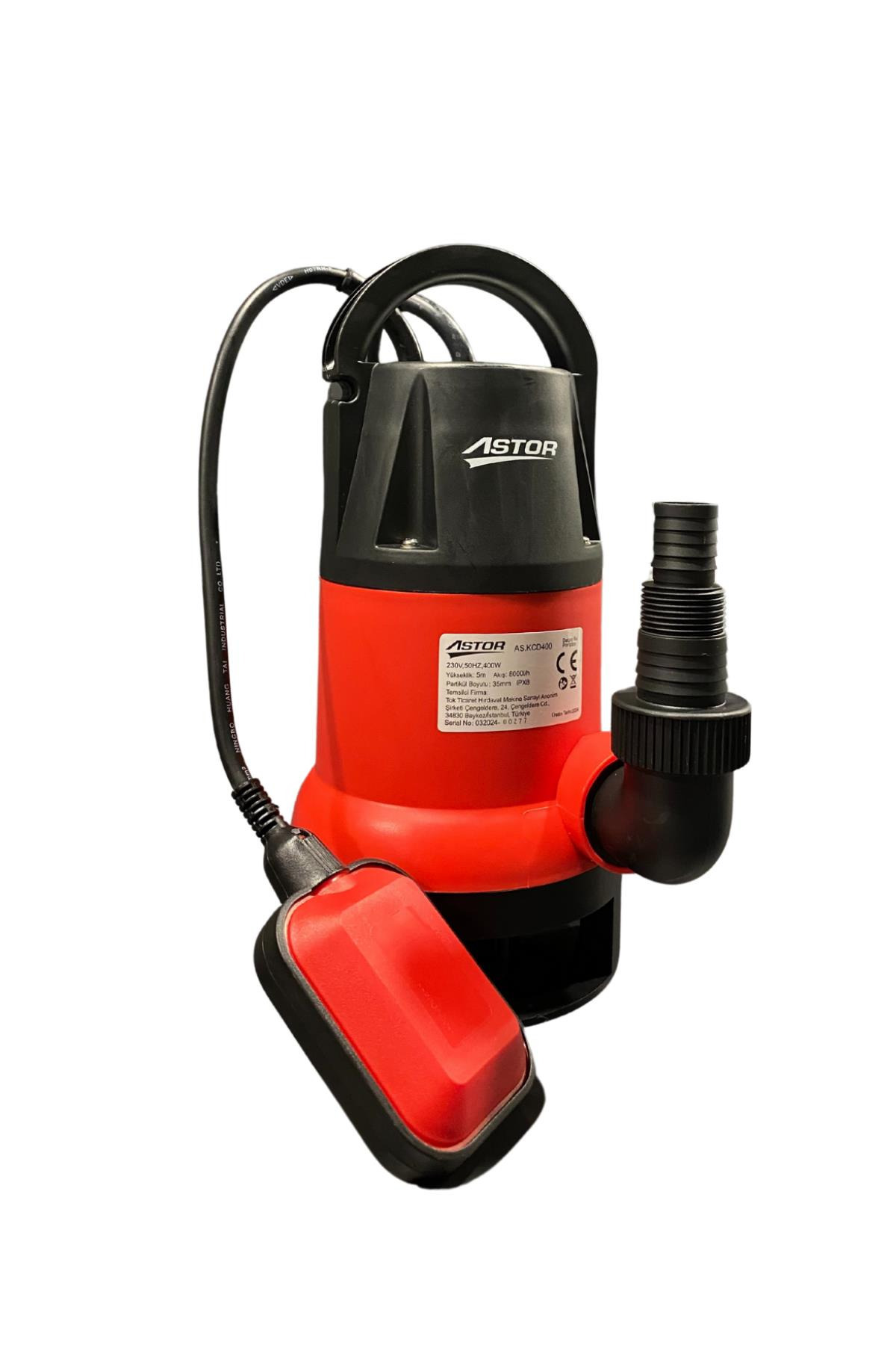 Dalgıç Su Pompası (Kirli Su) 400 W 8000 LT/Saat görsel 7