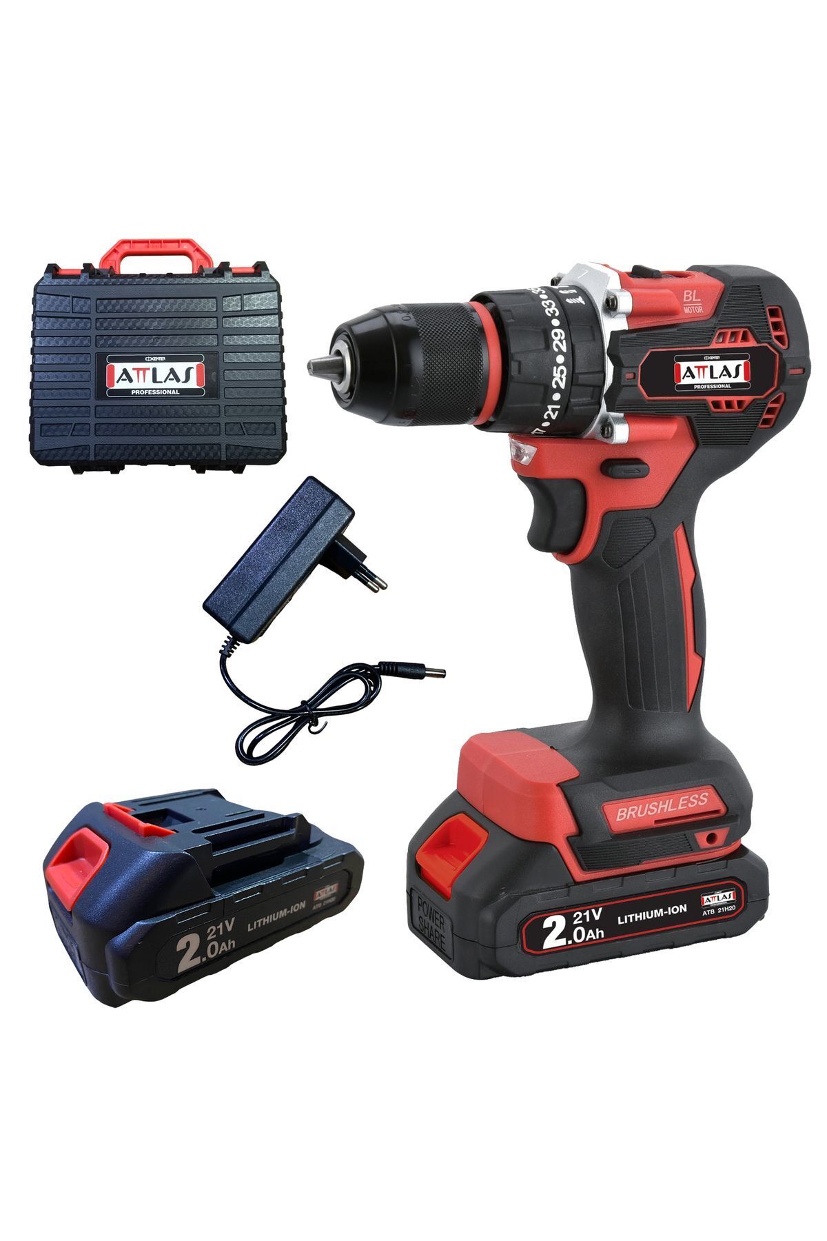 ATB 21 BLPD-202C 21 V Akülü Kömürsüz Darbeli Matkap - A0104075