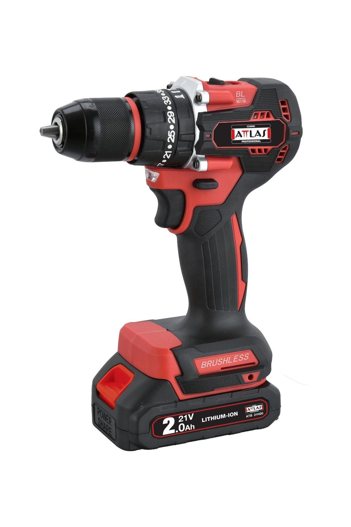 ATB 21 BLPD-202C 21 V Akülü Kömürsüz Darbeli Matkap - A0104075 görsel 2