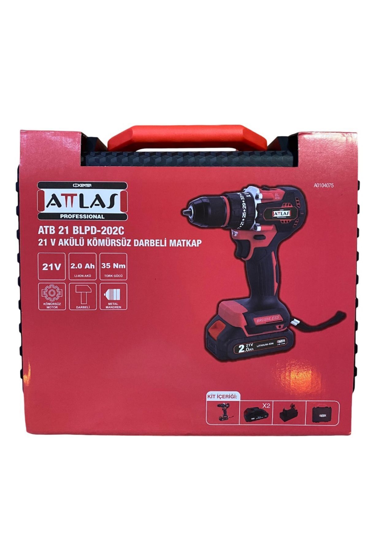 ATB 21 BLPD-202C 21 V Akülü Kömürsüz Darbeli Matkap - A0104075 görsel 4