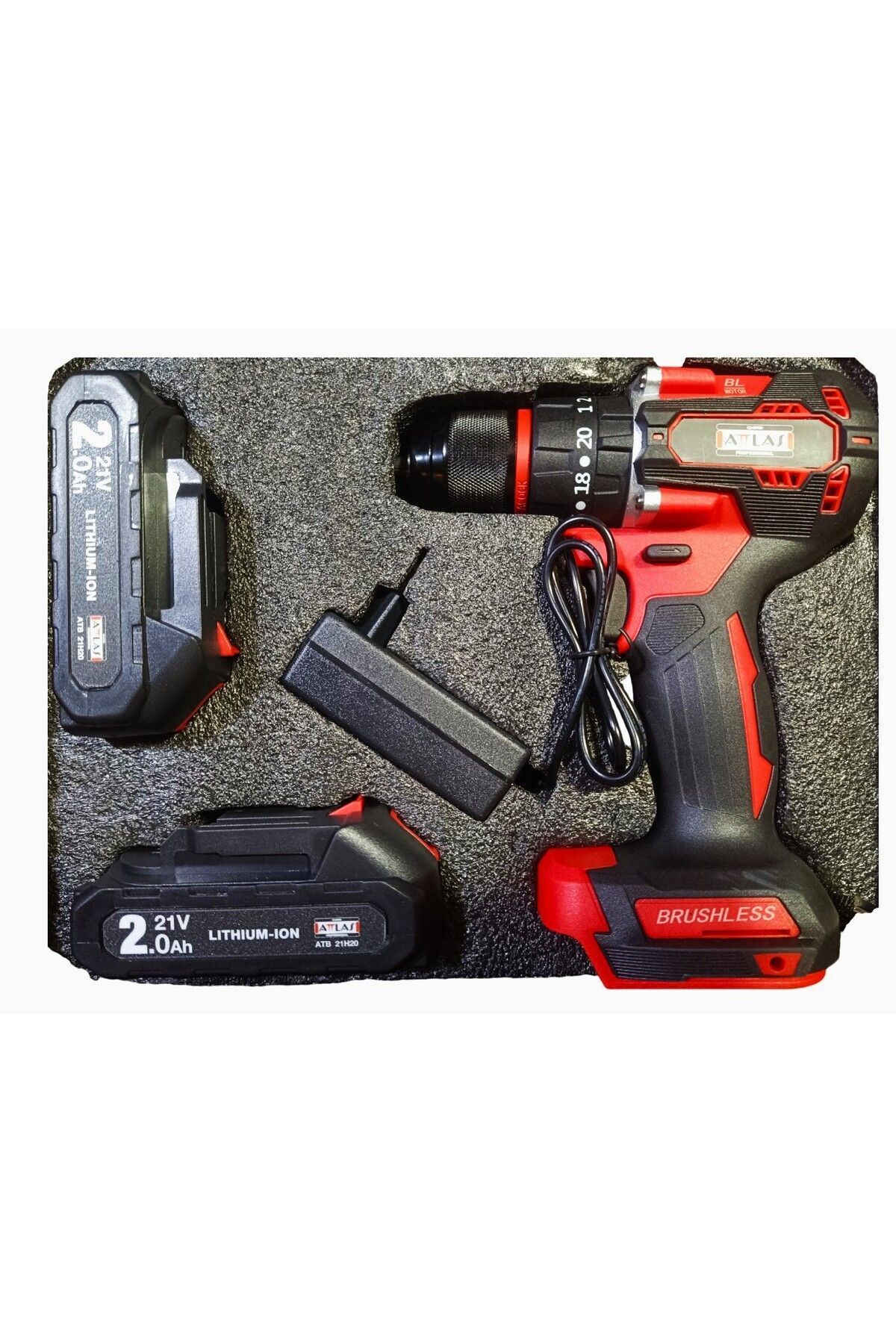 ATB 21 BLPD-202C 21 V Akülü Kömürsüz Darbeli Matkap - A0104075 görsel 5