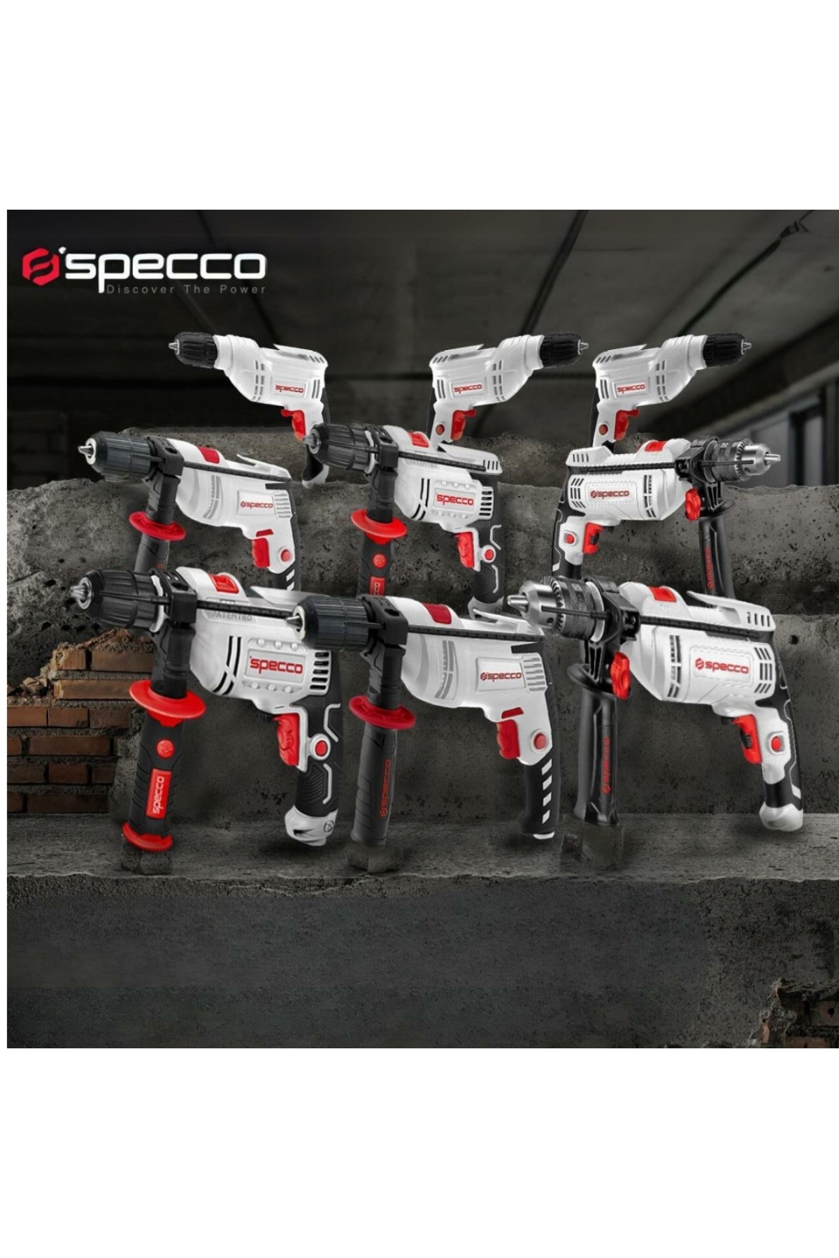 Specco SDS-Plus Kırıcı Delici Matkap 700W SP-7010A görsel 3